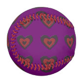 Gothic Melting Liebe Herz Baseball (Vorderseite Links)