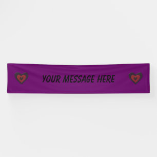 Gothic Melting Liebe Herz Custom Banner