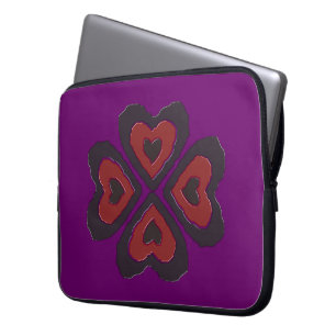 Gothic Melting Liebe Herz Laptop Bag Laptopschutzhülle