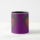 Gothic Melting Liebe Herz Tasse (Zentrum)
