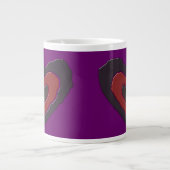 Gothic Melting Liebe Herz Tasse (Vorderseite)