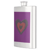 Gothic Melting Liebe Herzflaschen Flachmann (Links)