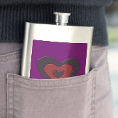 Gothic Melting Liebe Herzflaschen Flachmann (Beispiel)