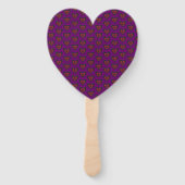 Gothic Melting Liebe Herzhandfan Fächer (Rückseite)