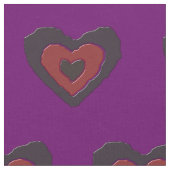 Gothic Melting Liebe Herzkastengewebe Stoff (Nahaufnahme)