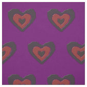 Gothic Melting Liebe Herzkastengewebe Stoff (Muster)