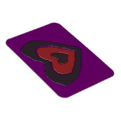 Gothic Melting Liebe Herzmagnet Magnet (Rechte Seite)