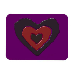 Gothic Melting Liebe Herzmagnet Magnet