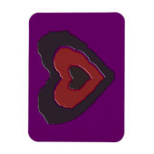 Gothic Melting Liebe Herzmagnet Magnet (Vertikal)
