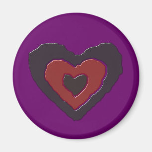 Gothic Melting Liebe Herzmagnet Magnet