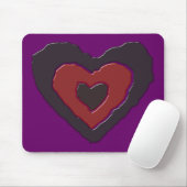 Gothic Melting Liebe Herzmousepad Mousepad (Mit Mouse)