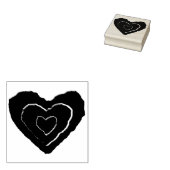 Gothic Melting Liebe Herzstück Holzkunst Briefmark Gummistempel (Stempel)