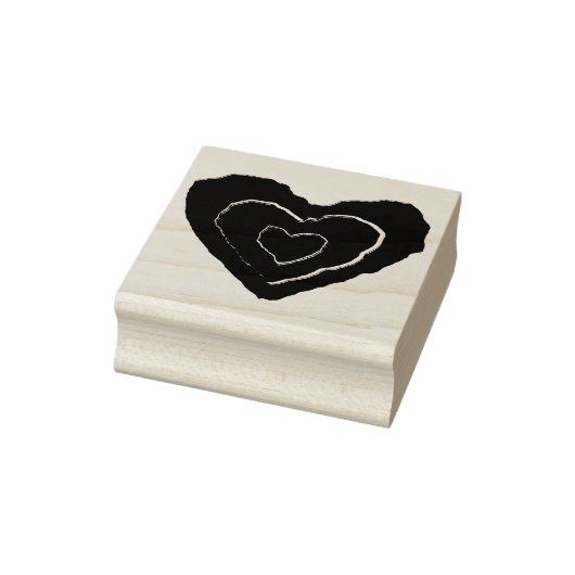 Gothic Melting Liebe Herzstück Holzkunst Briefmark Gummistempel (Stempel)