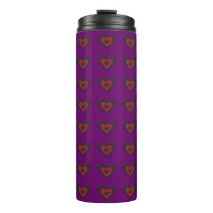 Gothic Melting Love Heart Thermobecher Thermosbecher