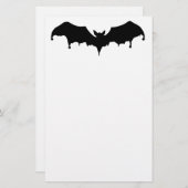 Gothic Melting Vampire Bat Briefpapier (Vorne/Hinten)
