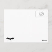 Gothic Melting Vampire Bat Postkarte (Rückseite)