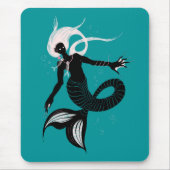 Gothic Mermaid Dark Fantasy Sea Creature Mousepad (Vorne)