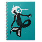 Gothic Mermaid Dark Fantasy Sea Creature Notizblock (Vorderseite)