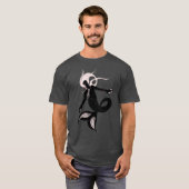 Gothic Mermaid Dark Fantasy Sea Creature T-Shirt (Vorne ganz)