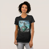 Gothic Mermaid Fantasy Art T - Shirt (Vorne ganz)