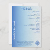 Gothic Mermaid Skeleton Last Splash Bachelorette Einladung (Rückseite)