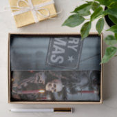 Gothic "Merry Darkmas" Horror-Weihnachtsbaum Seidenpapier (Geschenk)