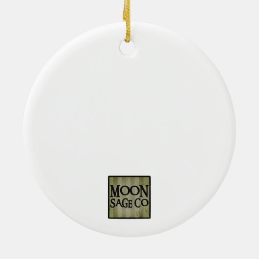 Gothic Merry Gothmas Keramik Ornament (Hinten)