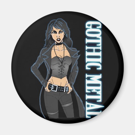 Gothic Metal Magnet (Vorne)