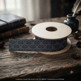 Gothic Midnight Victorian Rabe Satinband