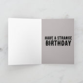 GOTHIC MIRL STANGE BIRTHDAY GREETING CARD KARTE (Innenseite)