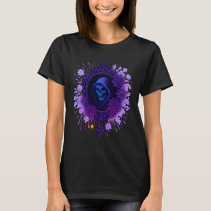 Gothic Mirror Grim Sensenmann Art T-Shirt