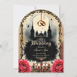 Gothic Mond – Ewige Liebe unter dem Mitternachtshi Einladung