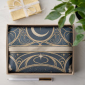 Gothic Mond & Motten Dekoupage Seidenpapier (Geschenk)