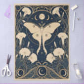 Gothic Mond & Motten Dekoupage Seidenpapier (Basteln)