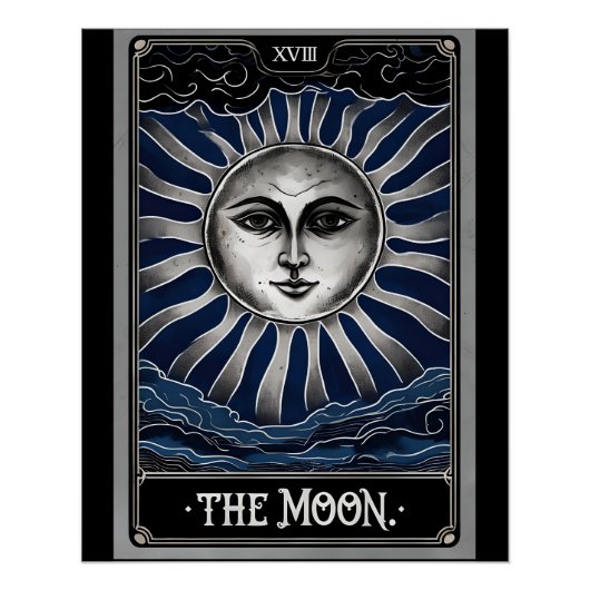 Gothic Mond Tarot Poster (Vorderseite)