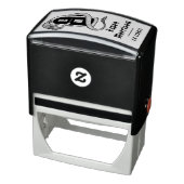 Gothic Monogram Mystical Dragon Ex Libris Book Permastempel (Produkt)