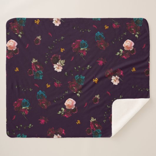Gothic Moody-Blume Sherpadecke (Vorderseite (Horizontal))