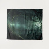 Gothic Moody Dark verzauberter Wald Wandteppich (Vorderseite (Horizontal))