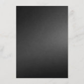 Gothic Moody White Peonies Hochzeitsdetails Begleitkarte (Rückseite)