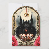 Gothic Moon –Eternal Love Beneath the Midnight Sky Einladung (Rückseite)