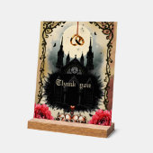 Gothic Moon – Ewige Liebe unter dem Mitternachtshi Acrylschild (Winkel)