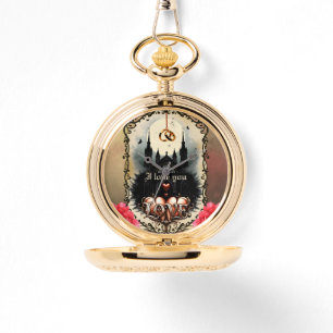 Gothic Moon – Ewige Liebe unter dem Mitternachtshi Armbanduhr