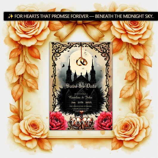 Gothic Moon – Ewige Liebe unter dem Mitternachtshi Save The Date