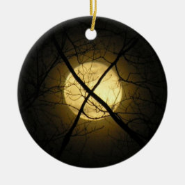 GOTHIC MOON KERAMIK ORNAMENT
