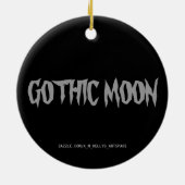 GOTHIC MOON KERAMIK ORNAMENT (Hinten)