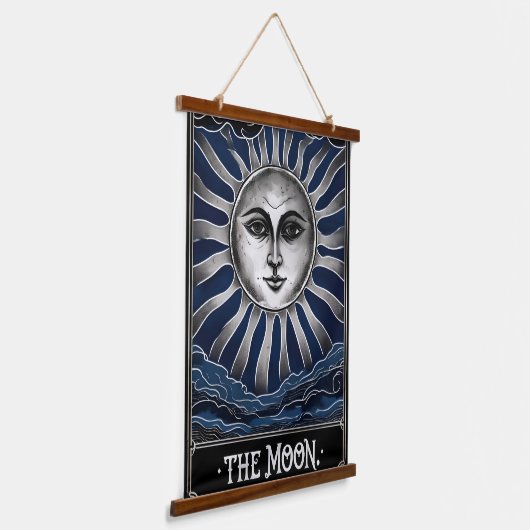 Gothic Moon Tarot Wandteppich Mit Holzrahmen (Gewinkelt)