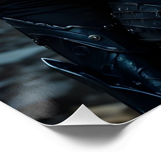 Gothic Moon Warrior Poster (Ecke)