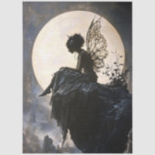 Gothic Moonlight Fairy Decoupage Seidenpapier (Vorderseite)