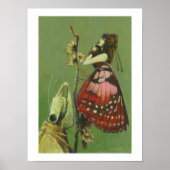 Gothic Moth Lady Poster (Vorne)