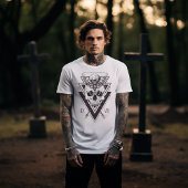 Gothic Moth & Skull T-Shirt